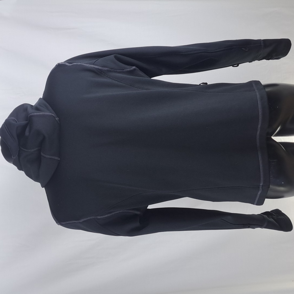 Harley Davidson embroidered men's large black full zip fittef hooded jacket - Picture 5 of 8
